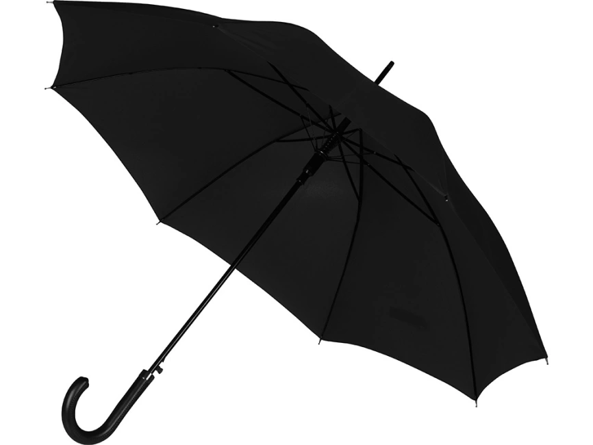 Зонт-трость полуавтомат Алтуна, черный фото 4