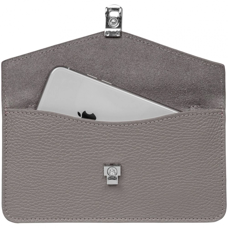 Сумка через плечо Busta, серая фото 4