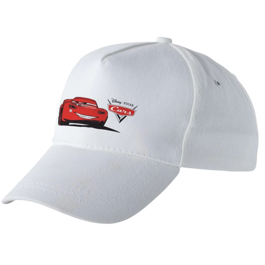 Бейсболка детская Lightning McQueen, белая фото 2