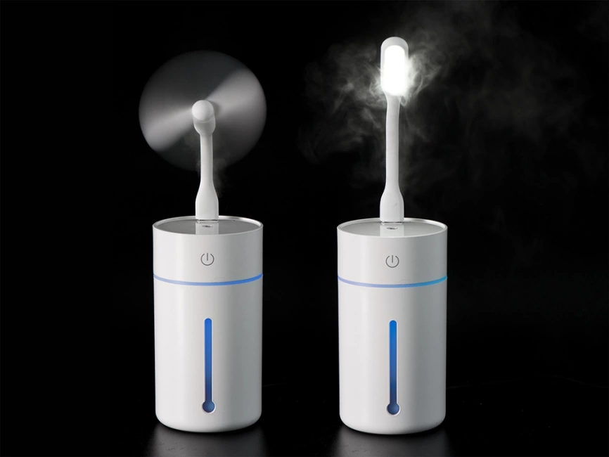 USB увлажнитель воздуха Sprinkle с двумя насадками, белый фото 13