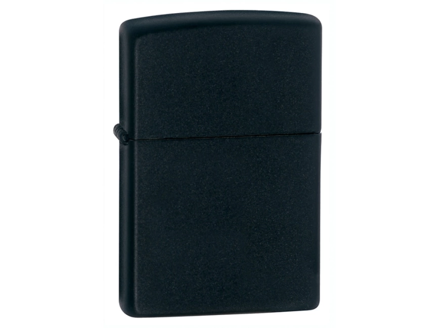 Зажигалка ZIPPO Classic с покрытием Black Matte, латунь/сталь, чёрная, матовая, 38x13x57 мм фото 1