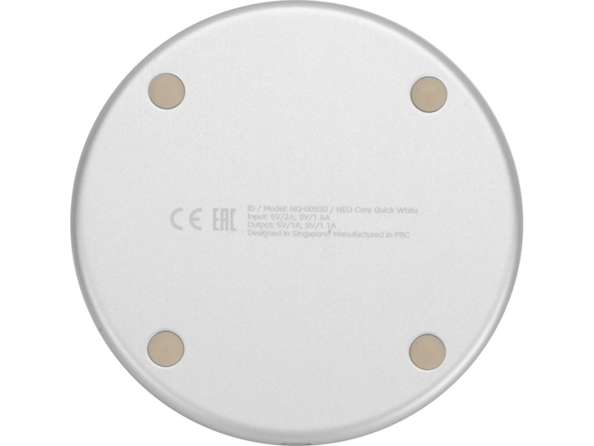 Беспроводное зарядное устройство Rombica  NEO Core Quick c быстрой зарядкой, белый фото 4