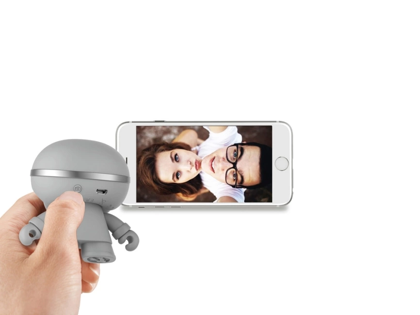 Портативный динамик Bluetooth XOOPAR mini XBOY, серый фото 5