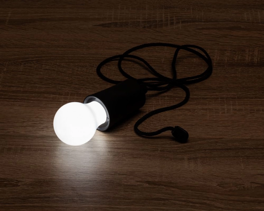 Лампа портативная Lumin, черная фото 5