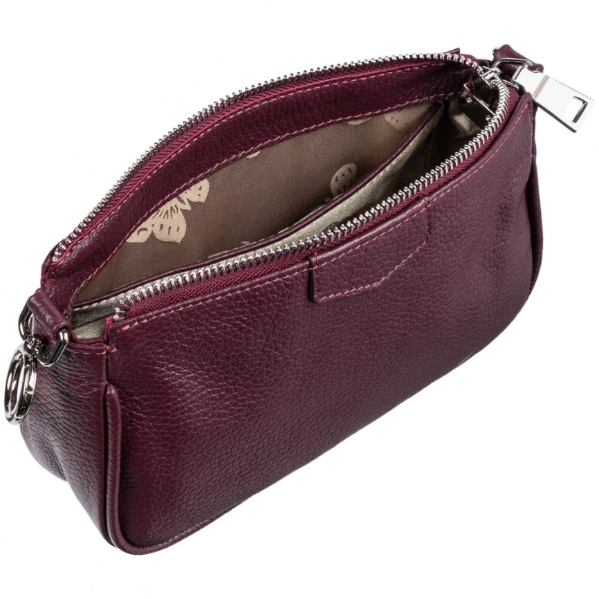 Сумка через плечо Gamma, бордовая фото 15