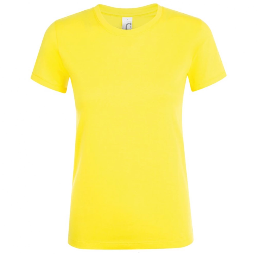 Футболка женская Regent Women лимонно-желтая, размер M фото 1