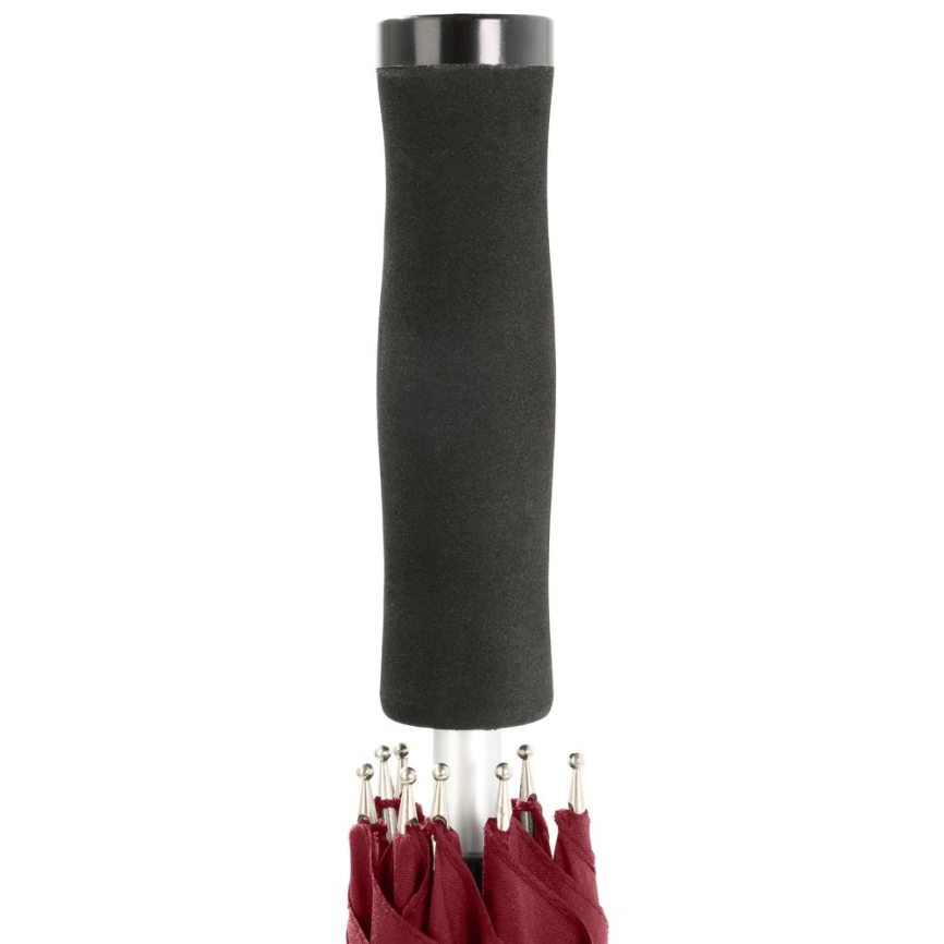 Зонт-трость Alu Golf AC, бордовый фото 4