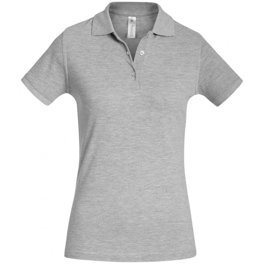 Рубашка поло женская Safran Timeless серый меланж, размер L фото 1