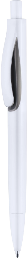 Ручка шариковая FOCUS, белая с серебристым фото 1