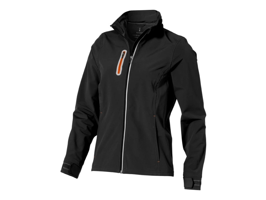 Куртка софтшел Howson женская, черный фото 5