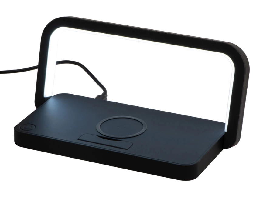 Беспроводная зарядка с лампой Robo, 10 W фото 15