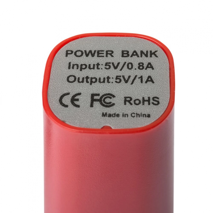 Внешний аккумулятор Easy Shape 2000 мАч, красный фото 3