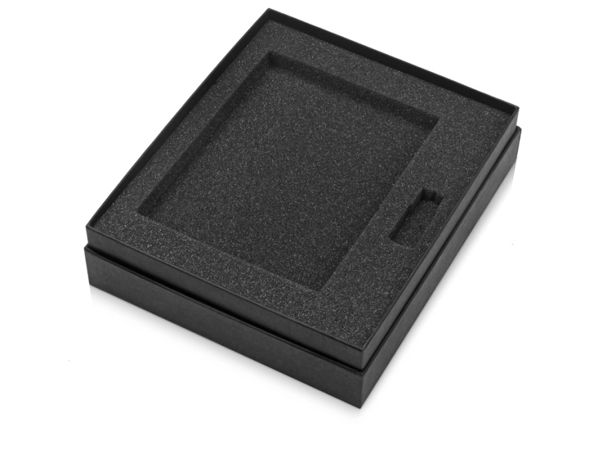 Подарочный набор Essentials с флешкой и блокнотом А5 с ручкой, черный фото 10