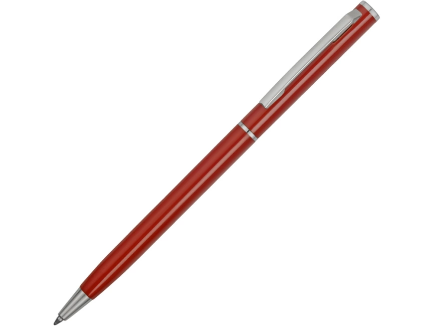 Ручка металлическая шариковая Атриум, красный фото 1
