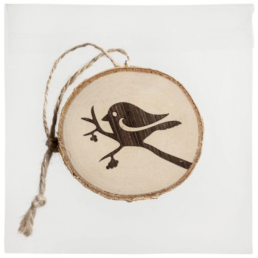 Подвеска Logger, со снегирем фото 7