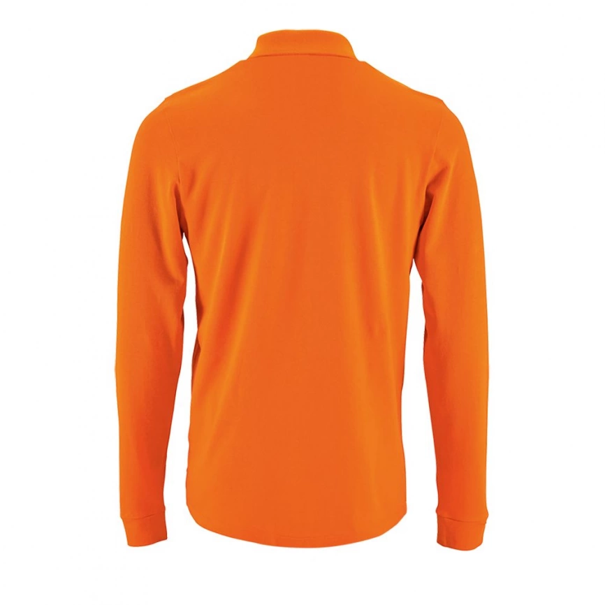 Рубашка поло мужская с длинным рукавом Perfect LSL Men оранжевая, размер S фото 2