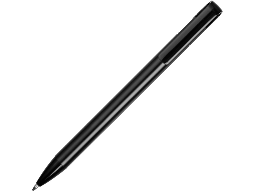 Ручка металлическая шариковая Loop, черный фото 2
