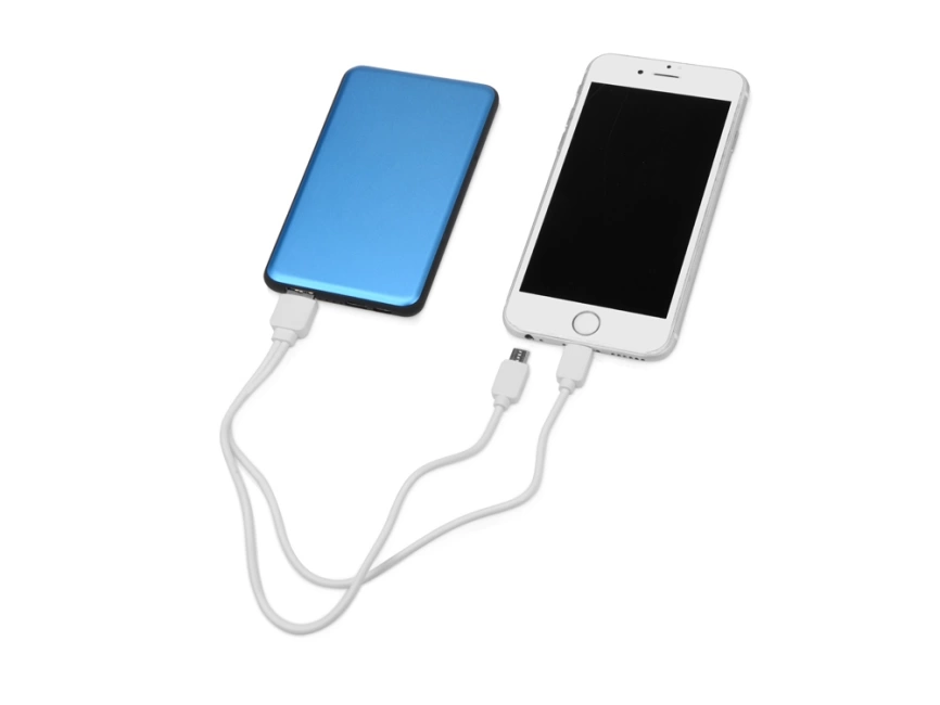 Портативное зарядное устройство Shell, 5000 mAh, синий фото 2