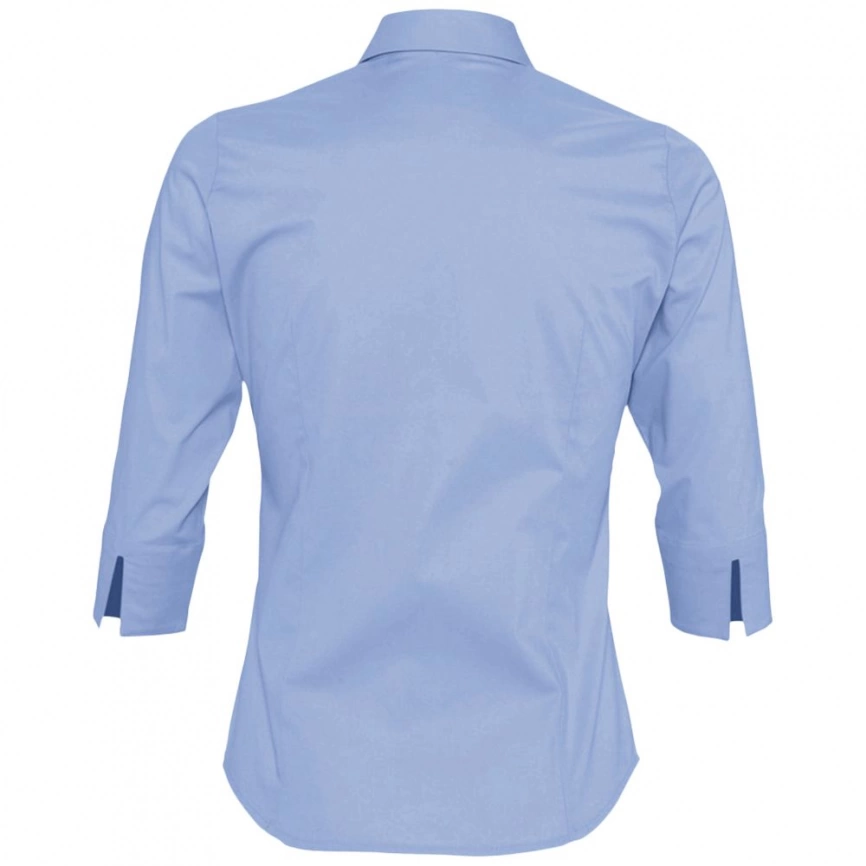 Рубашка женская с рукавом 3/4 Effect 140 голубая, размер L фото 2