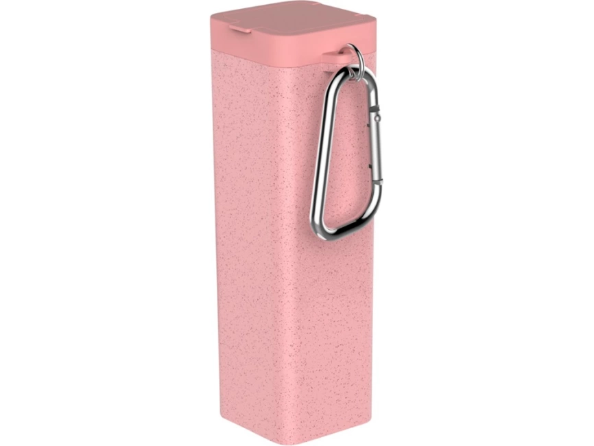 Набор столовых приборов Galen из пшеничной соломы с держателем для мобильного телефона, light pink фото 5