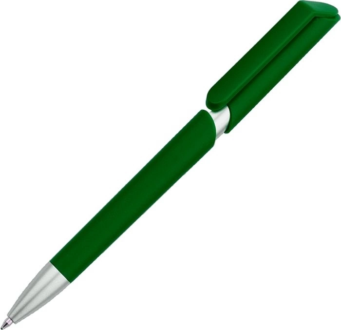 Ручка шариковая ZOOM SOFT, зёленая фото 1