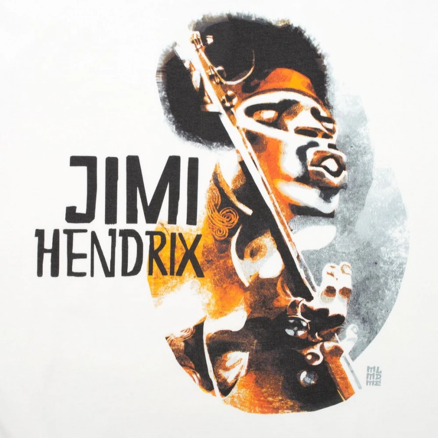 Футболка «Меламед. Jimi Hendrix», белая, размер XL фото 2
