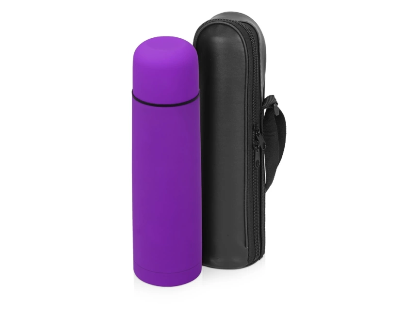 Термос Ямал Soft Touch 500мл, фиолетовый фото 1