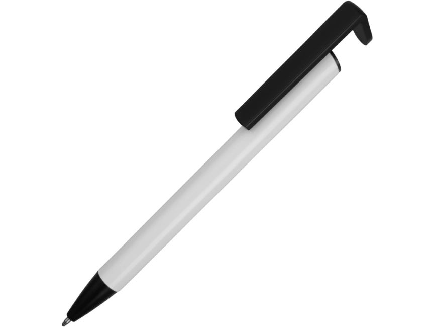 Ручка-подставка шариковая Кипер Металл, белый фото 1