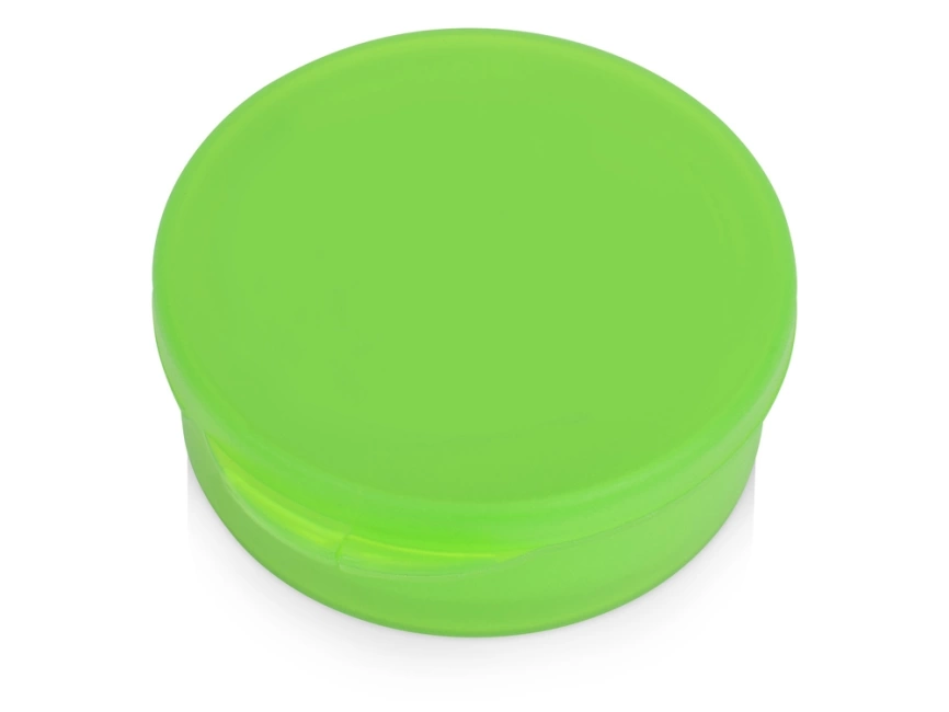 Силиконовая трубочка Fresh в пластиковом кейсе, зеленое яблоко фото 2