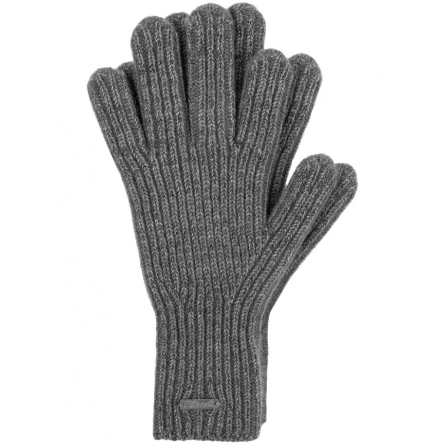 Перчатки Bernard, серый меланж, размер S/M фото 1