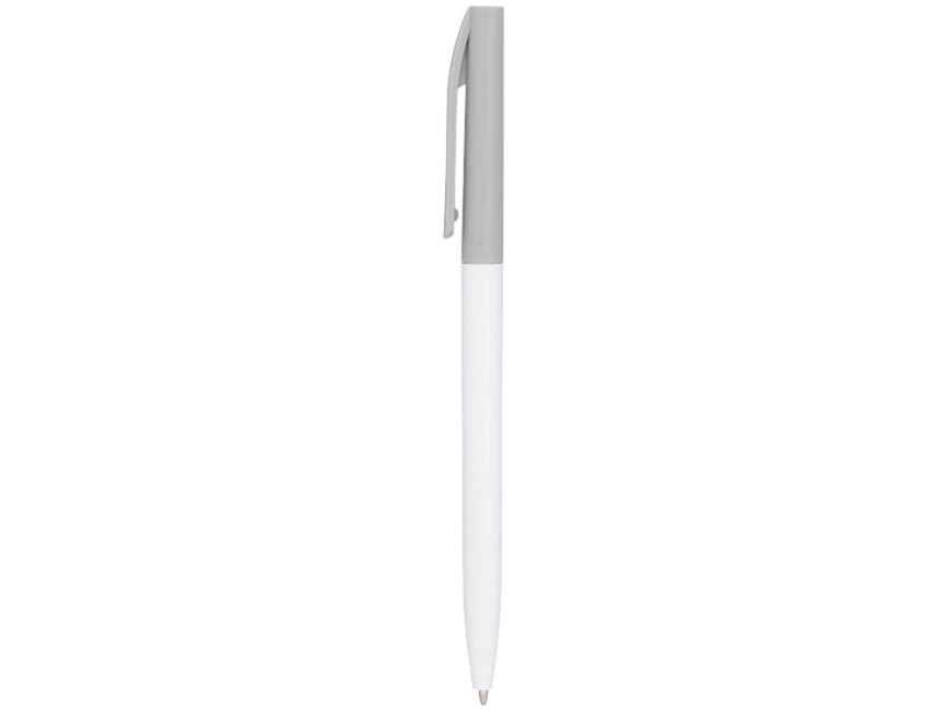 Ручка шариковая пластиковая Mondriane, белый/серый фото 2