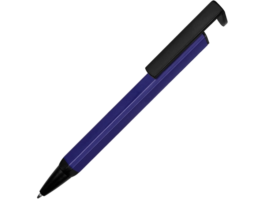 Подарочный набор Q-edge с флешкой, ручкой-подставкой и блокнотом А5, синий фото 3