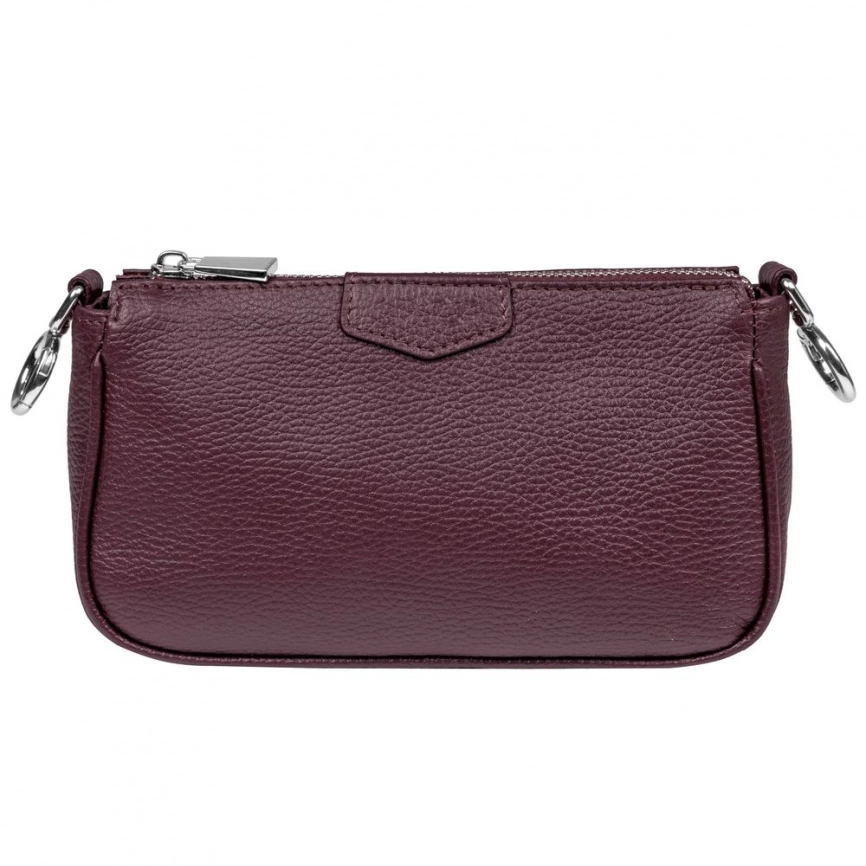 Сумка через плечо Gamma, бордовая фото 5