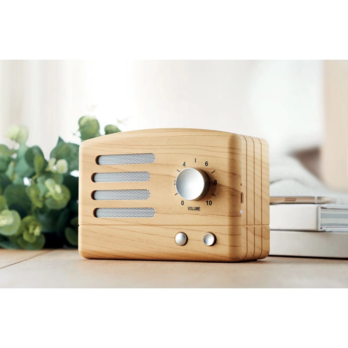 Колонка Bluetooth в деревянном фото 5