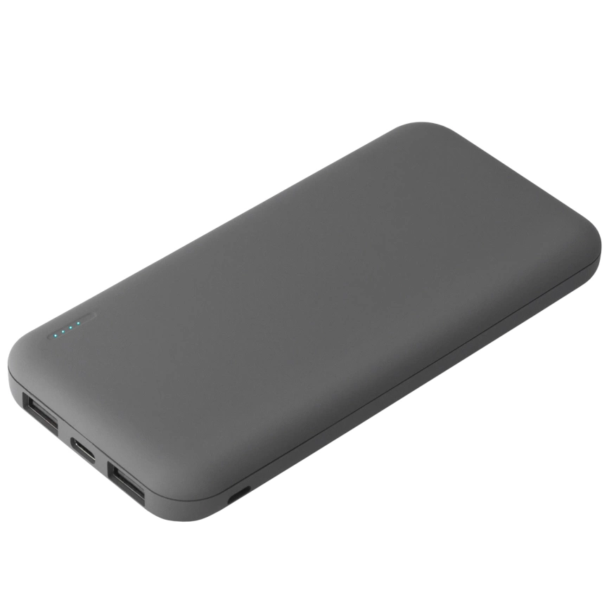 Внешний аккумулятор с подсветкой Luce 10000 mAh, серый фото 1
