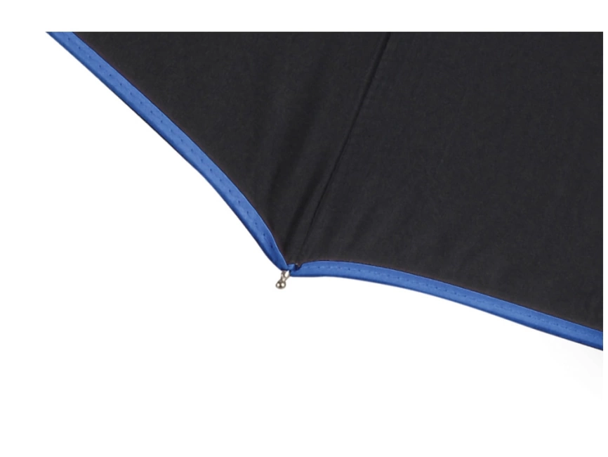 Зонт складной Уоки, черный/синий (Р) фото 5