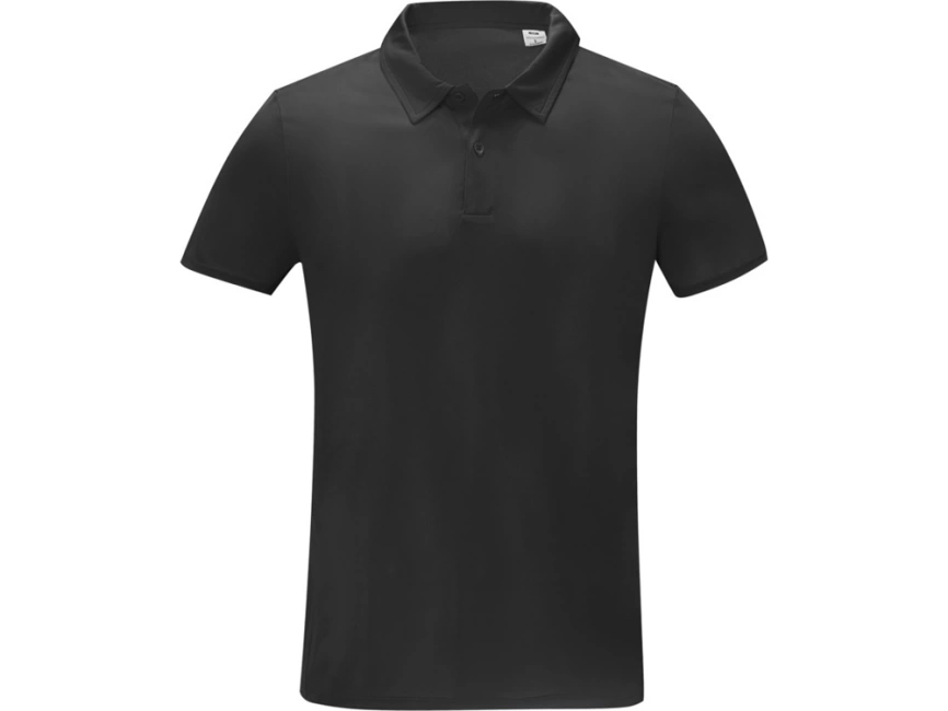 Мужская стильная футболка поло с короткими рукавами Deimos, черный фото 2