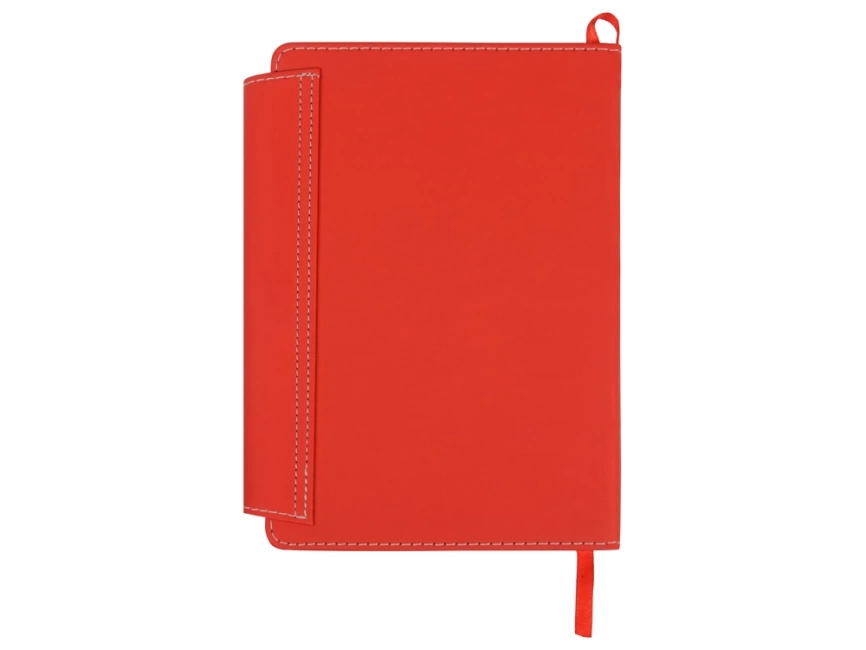 Блокнот A5 Horsens с шариковой ручкой-стилусом, красный фото 5