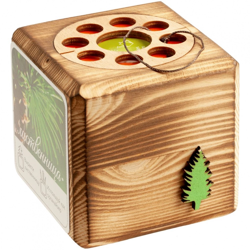 Набор для выращивания с органайзером «Экокуб Burn», лиственница фото 11