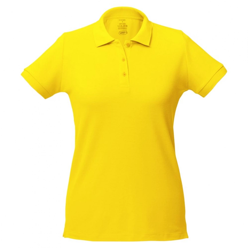 Рубашка поло женская Virma lady, желтая, размер S фото 1