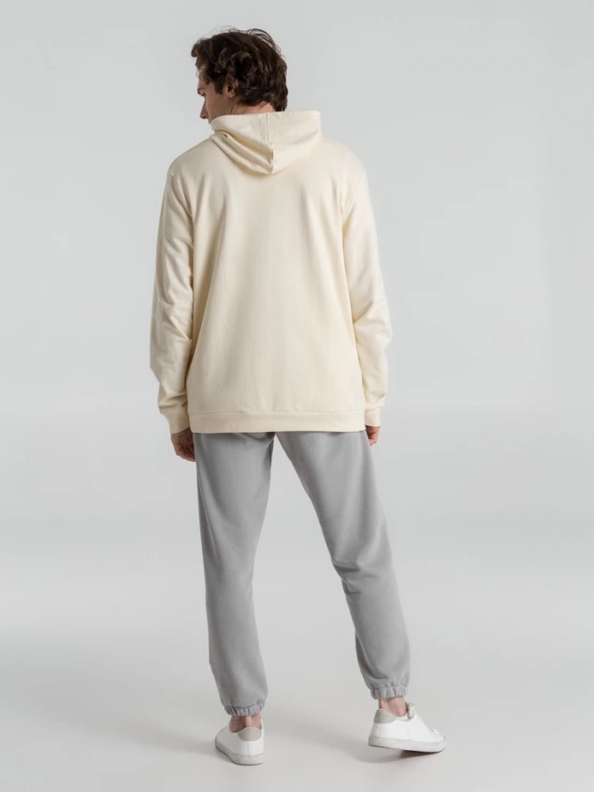 Толстовка с капюшоном унисекс Hoodie, светло-желтая, размер M фото 18