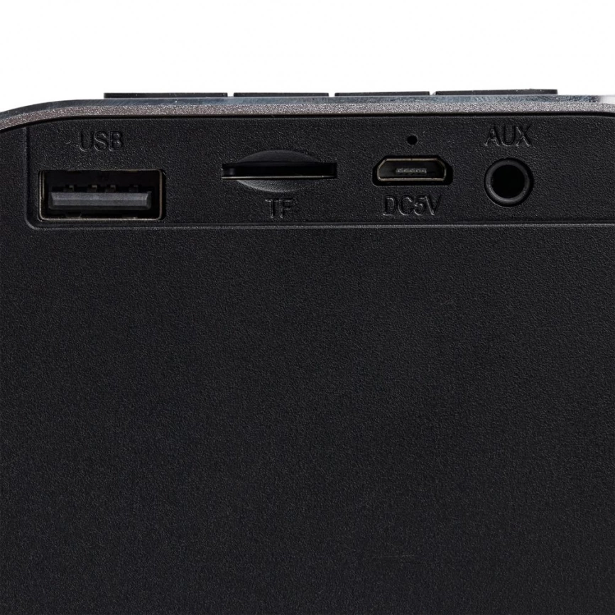 Беспроводная колонка Sound Count, серебристая фото 6