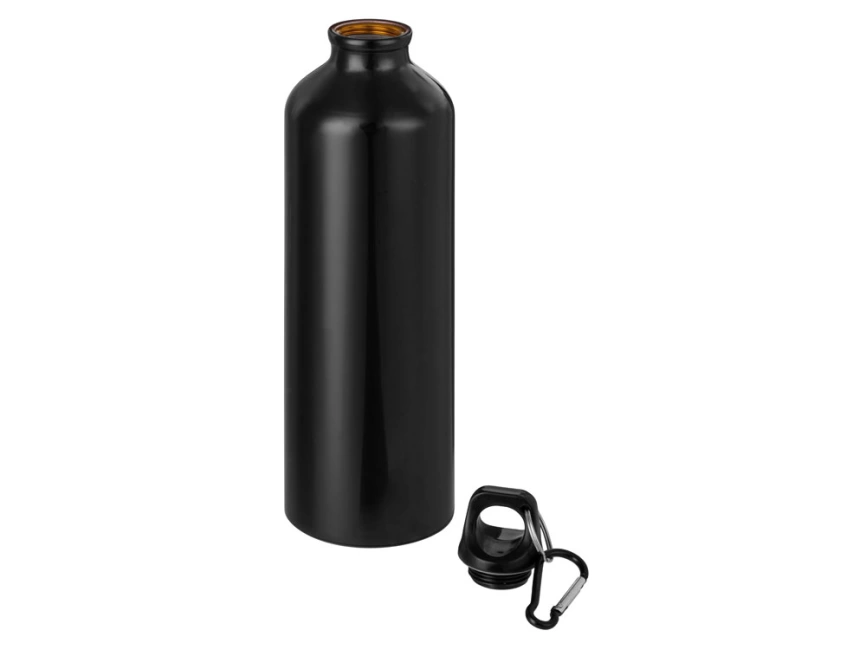 Бутылка Hip M с карабином, 770 мл, черный фото 2