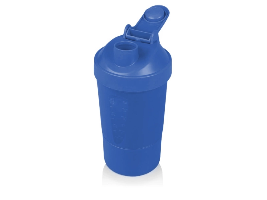 Шейкер для спортивного питания Level Up, голубой фото 2