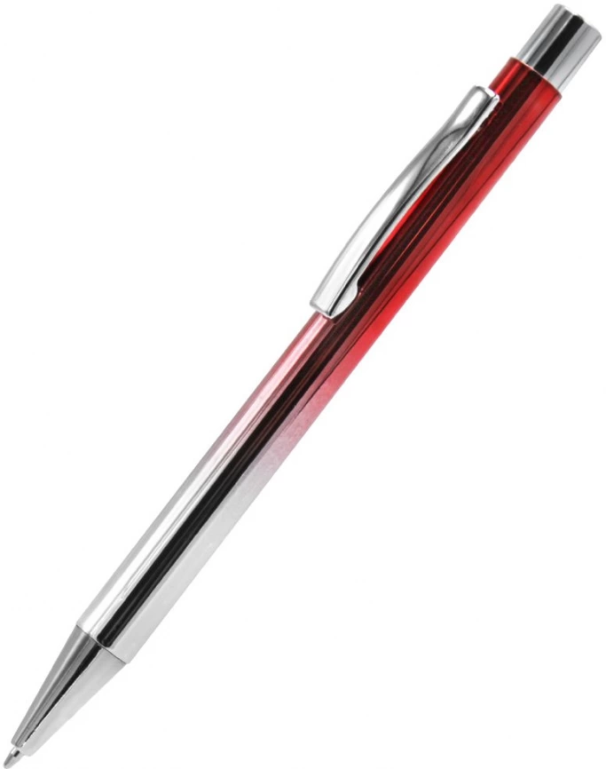 Ручка металлическая Синергия, красная фото 1