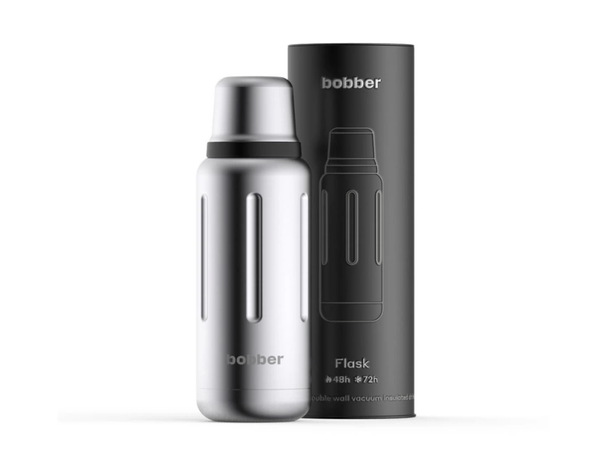 Термос для напитков, вакуумный, бытовой, тм bobber. Объем 1 литр. Артикул Flask-1000 Matte фото 2