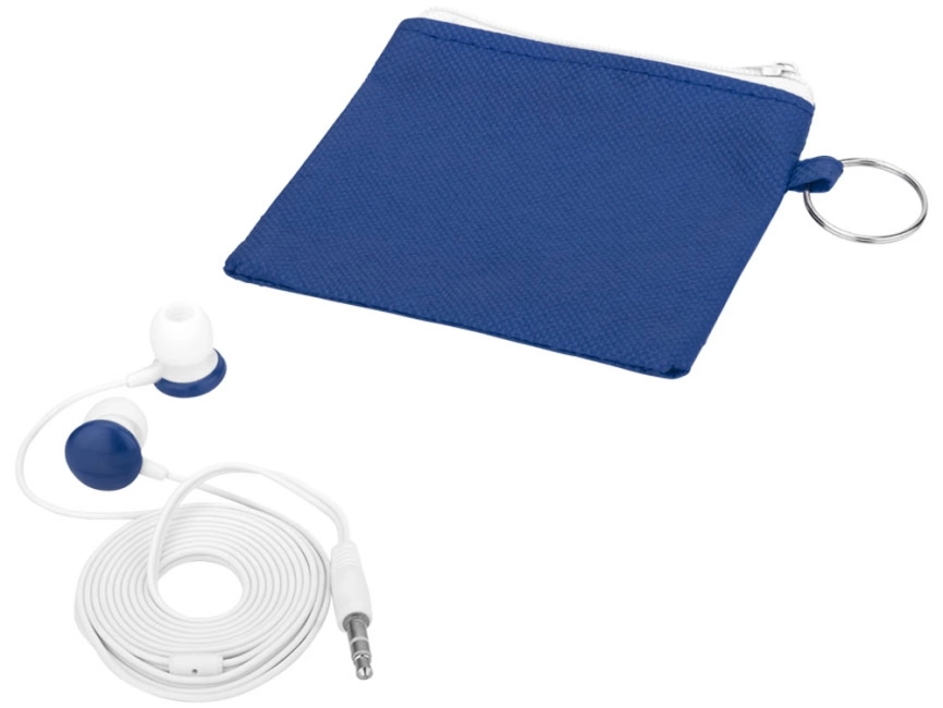 Наушники Star в нетканом чехле, ярко-синий фото 4