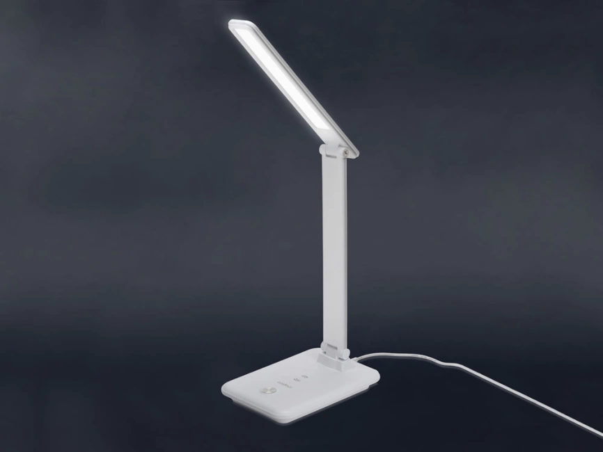 Настольная лампа Rombica LED FAROS, белый (квадратное основание) фото 6