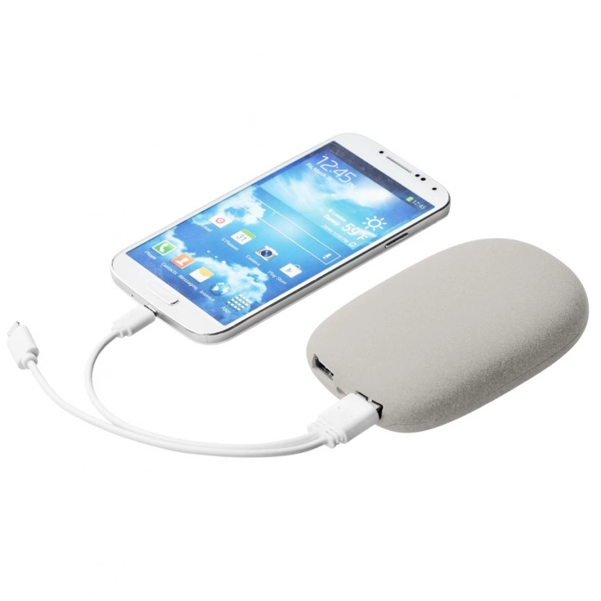 Внешний аккумулятор Pebble 7800 мАч, светло-серый фото 12