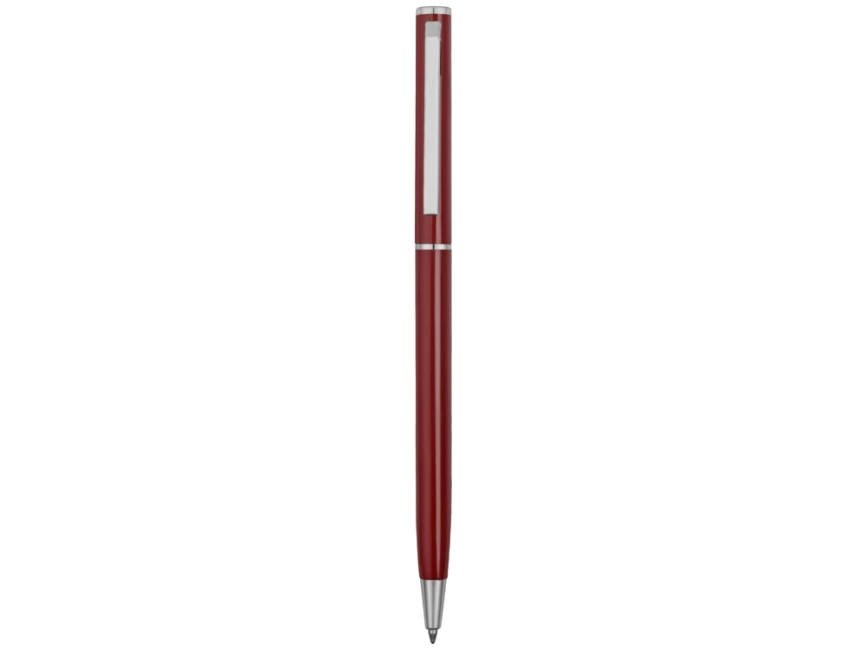 Ручка металлическая шариковая Атриум, бордовый фото 2